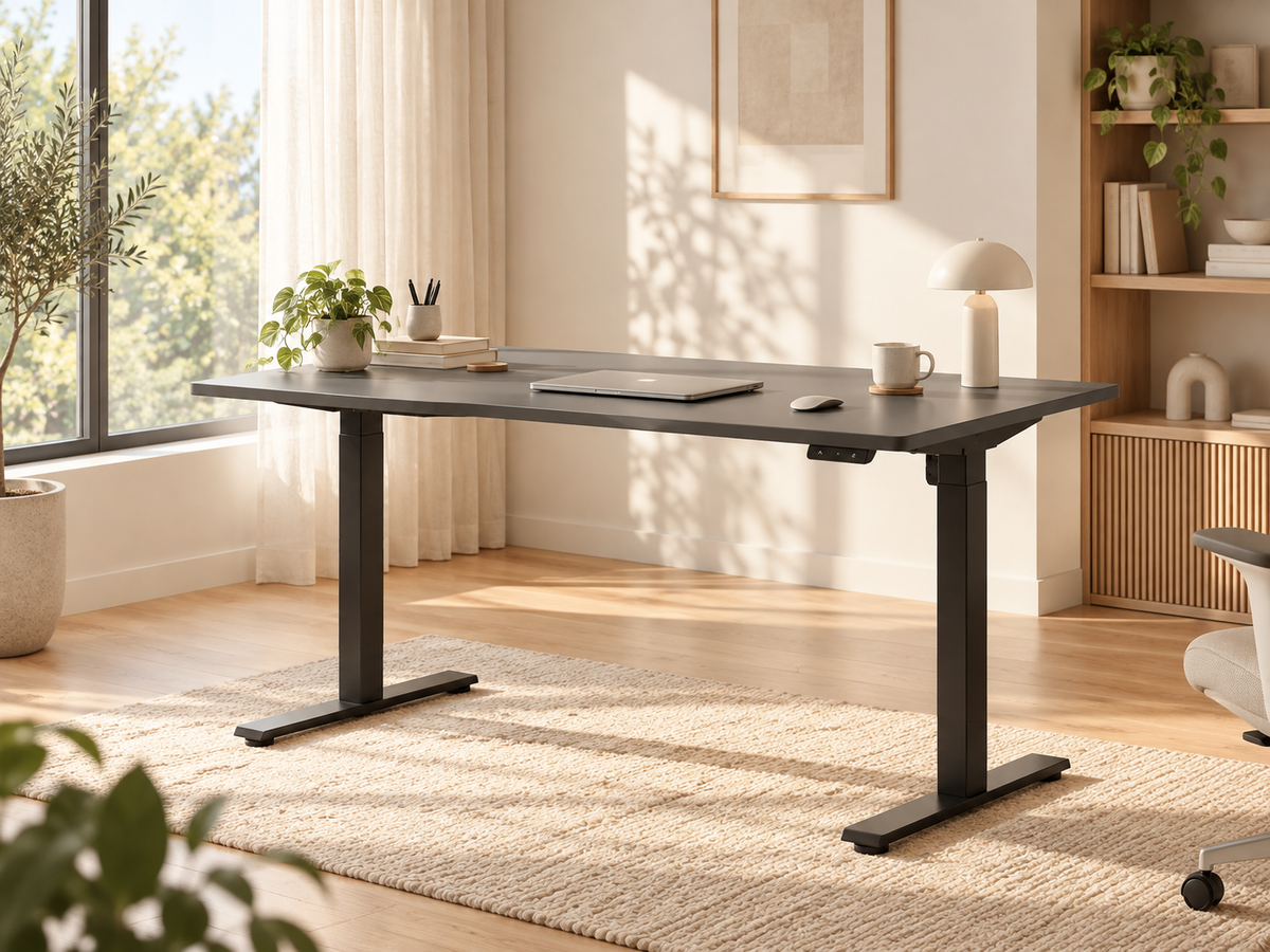 Height-adjustable desks