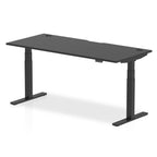 Air Black Series dual-motor standing desk, 1800mm width with Black frame