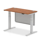 Dynamic Air Dual-Motor Slimline Standing Desk with Modesty Panel - Official Workspace View