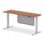 Dynamic Air Dual-Motor Slimline Standing Desk with Modesty Panel - Official Workspace View