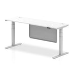 Dynamic Air Dual-Motor Slimline Standing Desk with Modesty Panel - Official Workspace View