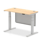 Dynamic Air Dual-Motor Slimline Standing Desk with Modesty Panel - Official Workspace View