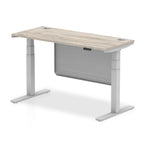 Dynamic Air Dual-Motor Slimline Standing Desk with Modesty Panel - Official Workspace View