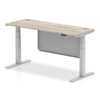Dynamic Air Dual-Motor Slimline Standing Desk with Modesty Panel - Official Workspace View