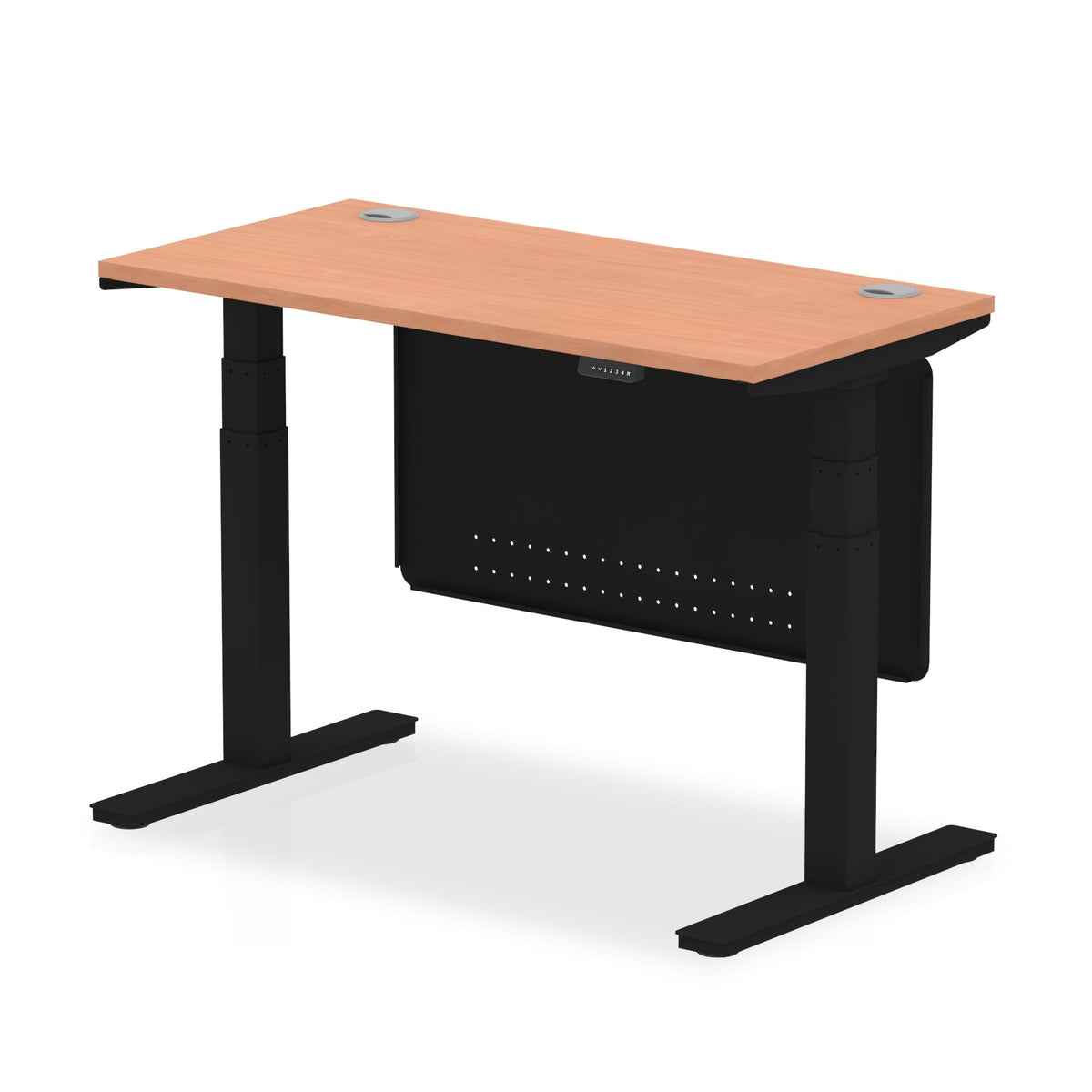 Dynamic Air Dual-Motor Slimline Standing Desk with Modesty Panel