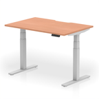 Dynamic Air Scalloped Edge Dual-Motor Height Adjustable Desk - Official Workspace View