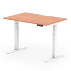 Dynamic Air Scalloped Edge Dual-Motor Height Adjustable Desk - Official Workspace View