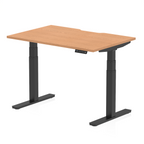 Dynamic Air Scalloped Edge Dual-Motor Height Adjustable Desk - Official Workspace View