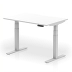 Dynamic Air Scalloped Edge Dual-Motor Height Adjustable Desk - Official Workspace View