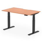 Dynamic Air Scalloped Edge Dual-Motor Height Adjustable Desk - Official Workspace View