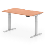 Dynamic Air Scalloped Edge Dual-Motor Height Adjustable Desk - Official Workspace View