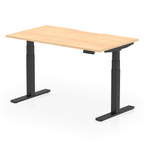 Dynamic Air Scalloped Edge Dual-Motor Height Adjustable Desk - Official Workspace View
