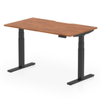 Dynamic Air Scalloped Edge Dual-Motor Height Adjustable Desk - Official Workspace View
