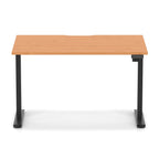 Dynamic Air Lite Height Adjustable Desk with Scalloped Edge - Official Workspace View