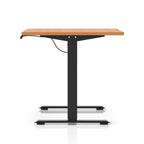 Dynamic Air Lite Height Adjustable Desk with Scalloped Edge - Official Workspace View