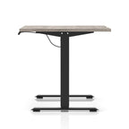 Dynamic Air Lite Height Adjustable Desk with Scalloped Edge - Official Workspace View