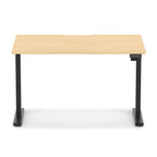 Dynamic Air Lite Height Adjustable Desk with Scalloped Edge - Official Workspace View