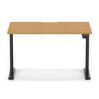 Dynamic Air Lite Height Adjustable Desk with Scalloped Edge - Official Workspace View