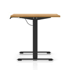 Dynamic Air Lite Height Adjustable Desk with Scalloped Edge - Official Workspace View