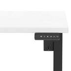 Dynamic Air Lite Height Adjustable Desk with Scalloped Edge - Official Workspace View