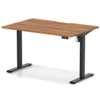 Dynamic Air Lite Height Adjustable Desk with Scalloped Edge - Official Workspace View