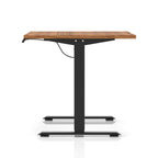 Dynamic Air Lite Height Adjustable Desk with Scalloped Edge - Official Workspace View