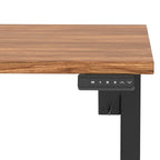 Dynamic Air Lite Height Adjustable Desk with Scalloped Edge - Official Workspace View