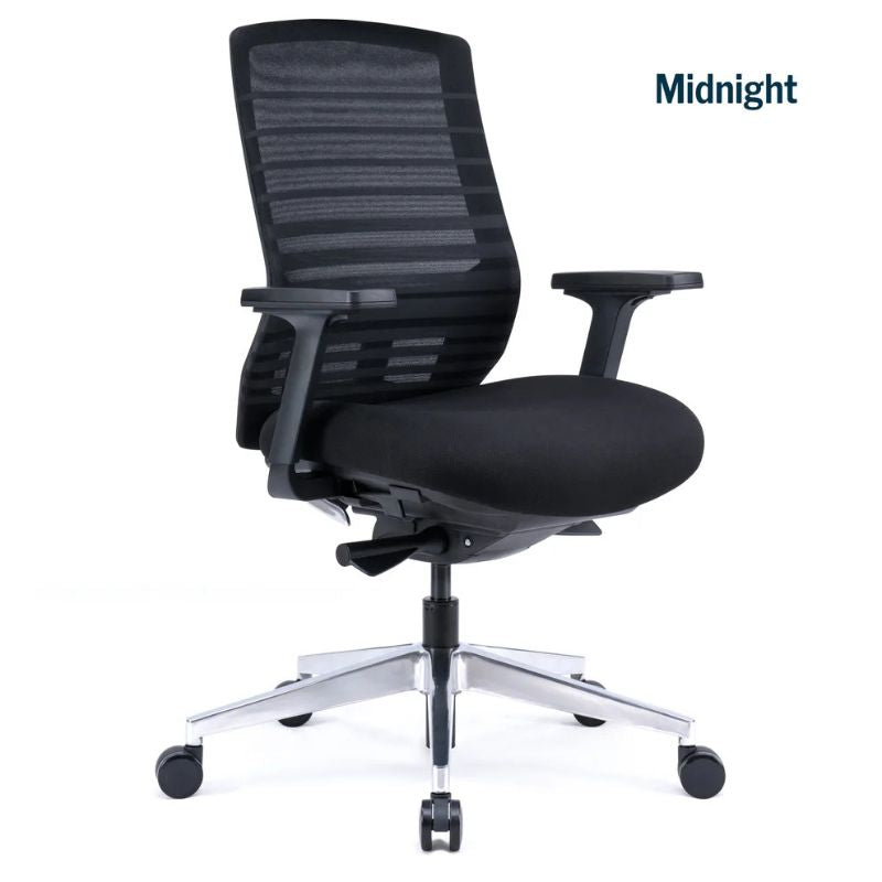 UpDown Ergo Rise Ergonomic Office Chair Midnight