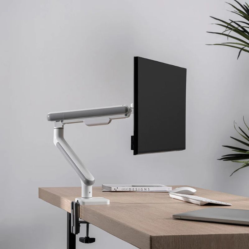 UpDown Neo Slim Single Monitor Arm Grey
