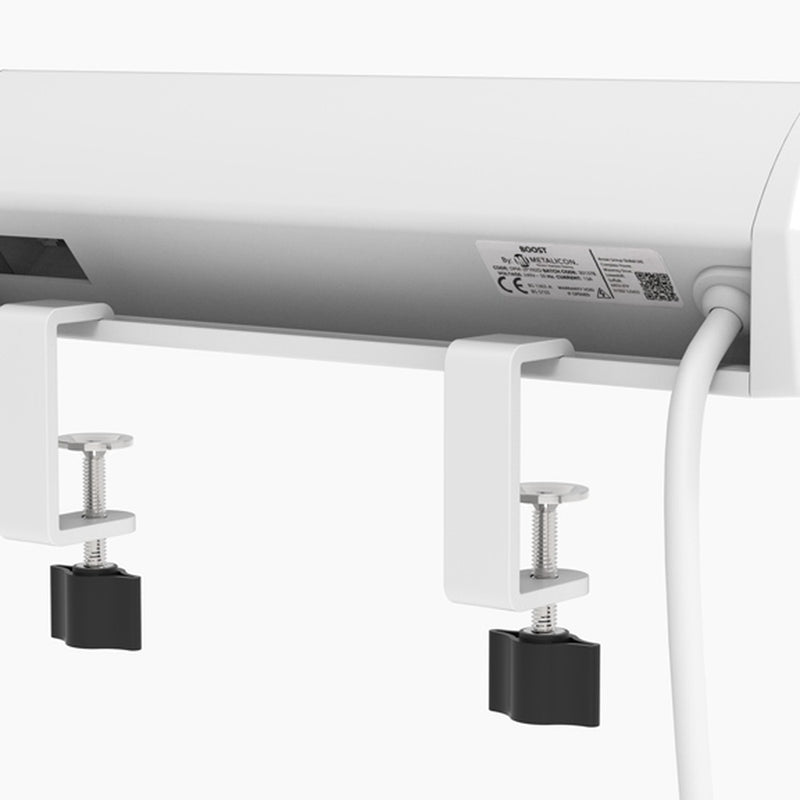 Universal Desk-Edge Clamp & Individually Fused Sockets