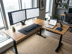 Lavoro Advance Corner Expansive Dual-Zone 90-Degree L-Shaped Desktop Workspace