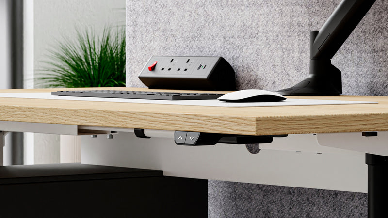 Simple 2-button intuitive control panel