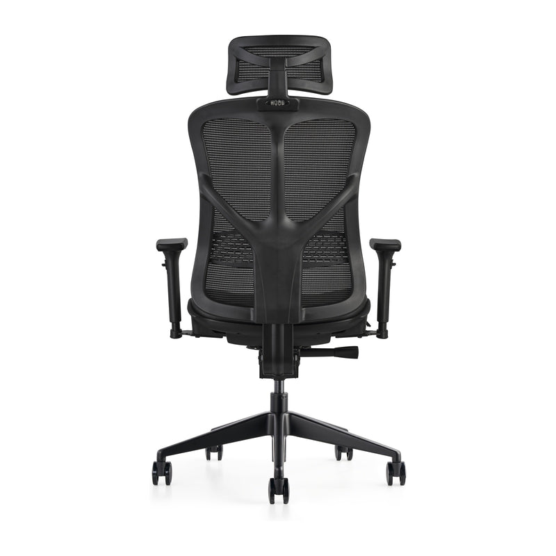 5-position height-adjustable backrest & lumbar