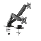 Dynamic Double Monitor Arm with USB Audio Base Dual Screens