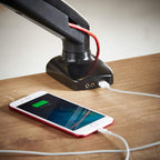 Dynamic Monitor Arm Desktop Base USB and Audio Pass-Through Ports
