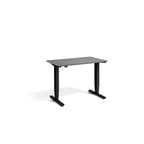 Lavoro Advance Mini 1000 x 600 mm standing desk, black frame, graphite desktop