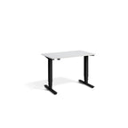 Lavoro Advance Mini 1000 x 600 mm standing desk, black frame, light grey desktop
