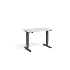 Lavoro Advance Mini 1000 x 600 mm standing desk, dark grey frame, light grey desktop