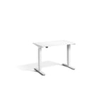 Lavoro Advance Mini 1000 x 600 mm standing desk, white frame, white desktop