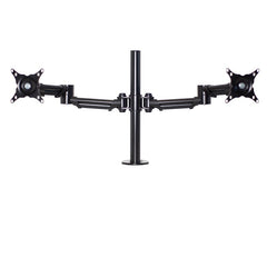 Lavoro Twin Monitor Arm with Adjustable Height & Cable Management