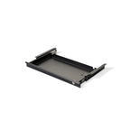 Lavoro Vault lockable under-desk drawer, large 700 mm, black finish