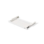 Lavoro Vault lockable under-desk drawer, large 700 mm, white finish