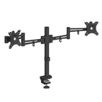 Dams Luna Double Monitor Arm - Black Dual Screen