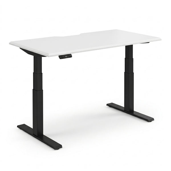 Dams Elev8² Luxe Dual-Motor Standing Desk with Scallop Top
