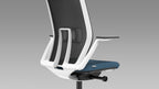 Formetiq Monza Mesh Task Chair - White Frame with Black Mesh