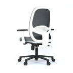 Formetiq Verona Mesh Task Chair - White Frame Lumbar Support